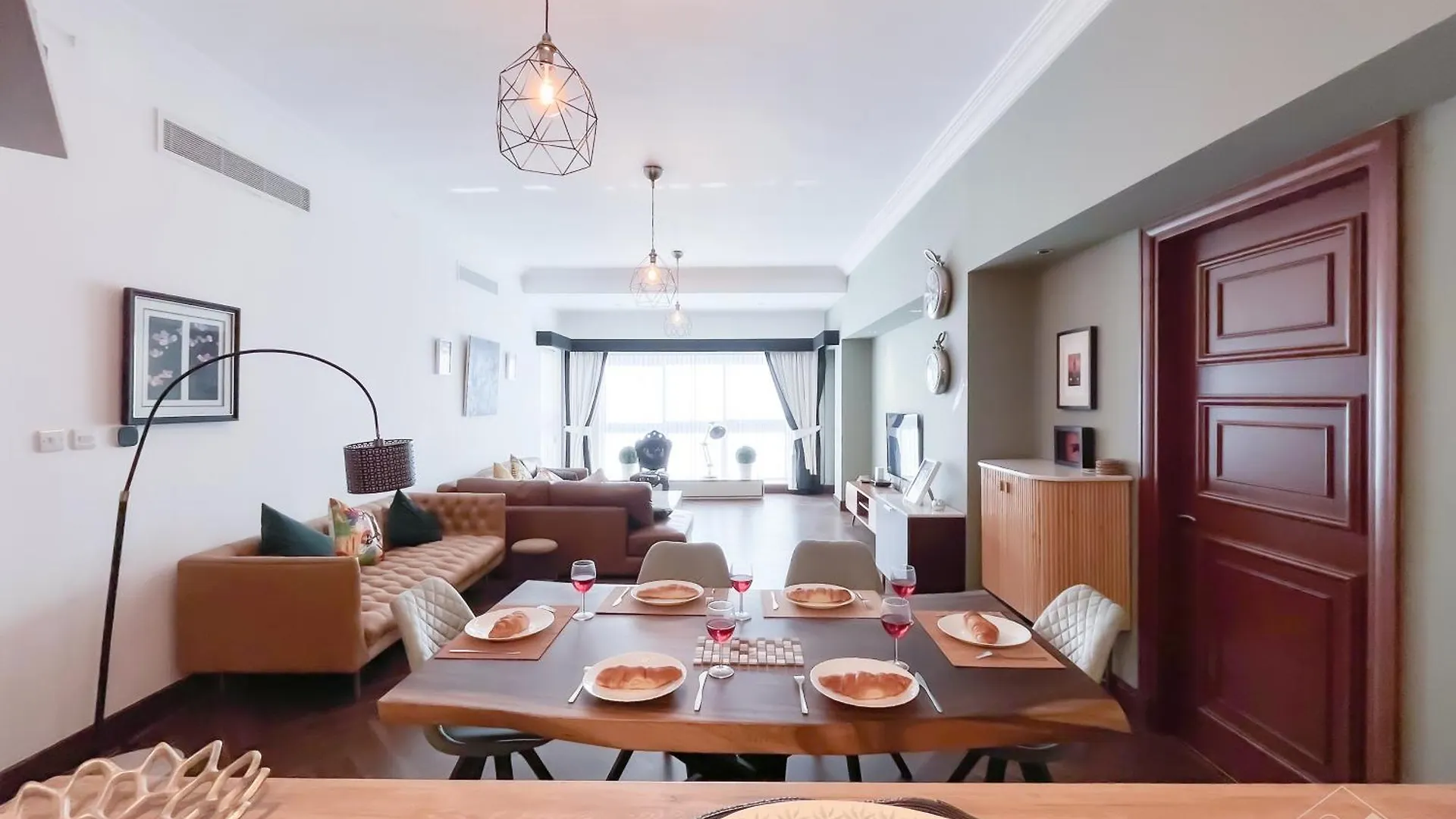 Luxury 2Bedroom With Balcony & View Palm Dubaj Apartament